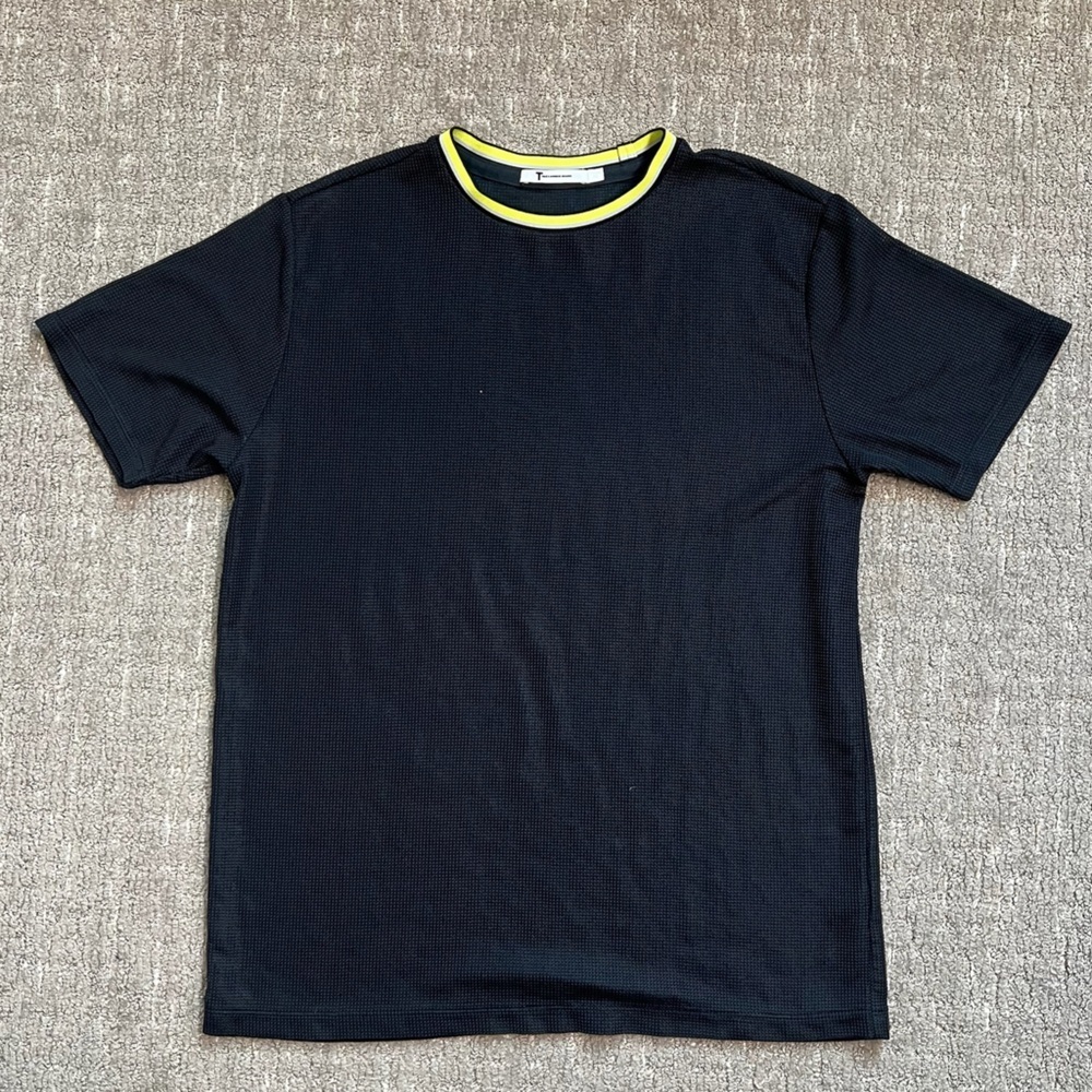 T by Alexander Wang Black Mesh T-Shirt Athletic Men’s Small